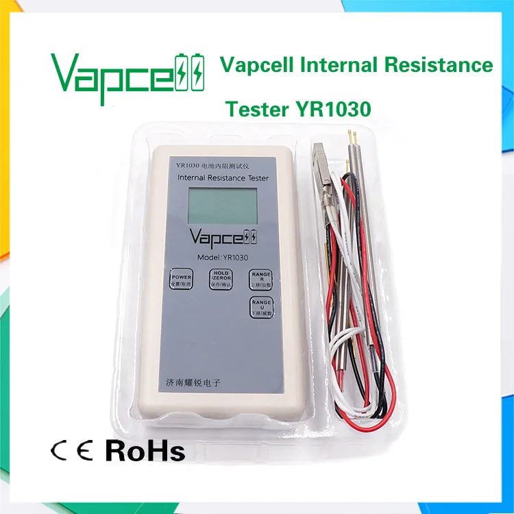 Тестер сопротивления батарей YR1030 тестер батареи Vapcell литиевых протестированный