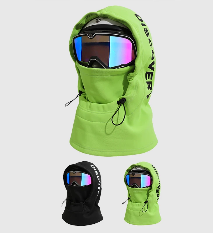 Sport Neck Full Face mask Thermal Ski Training Windproof custom Fleece Hood winter warm hats for men and women