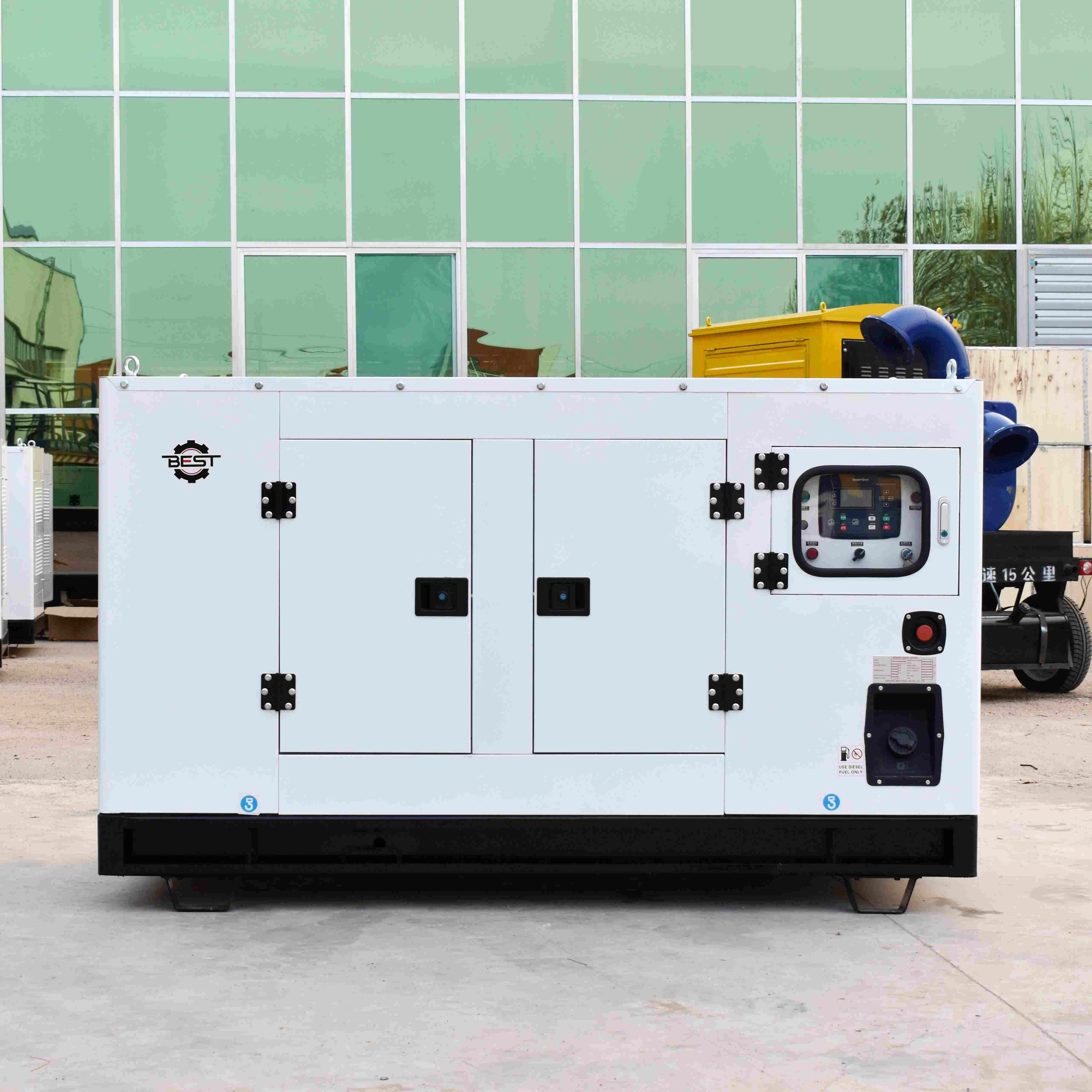 Factory price 50kw 62.5kva Weifang Ricardo engine standby silent diesel generator set with good quality
