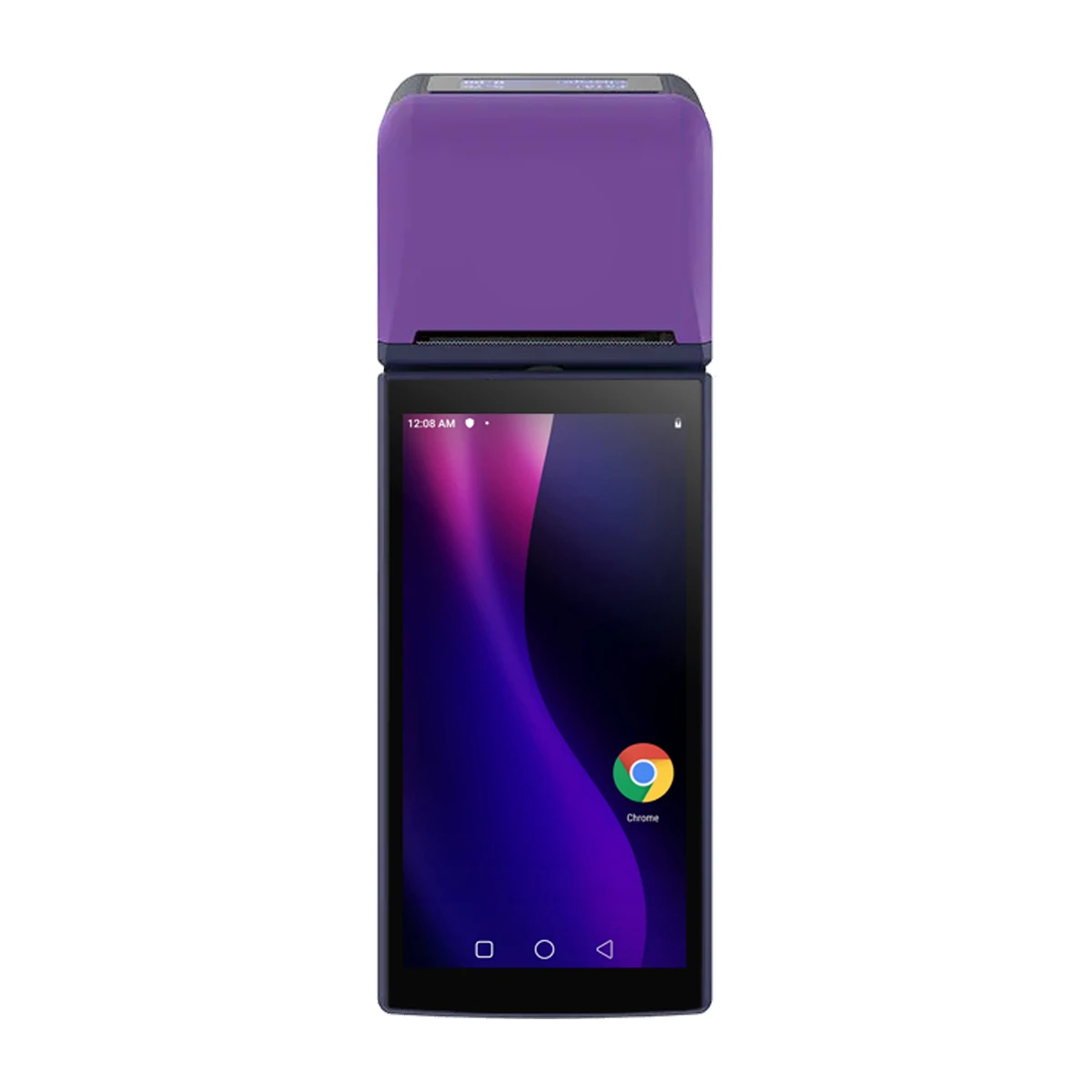 Android 11 POS система с NFC с двойным дисплеем Портативный Принтер POS со сканером штрих-кодов