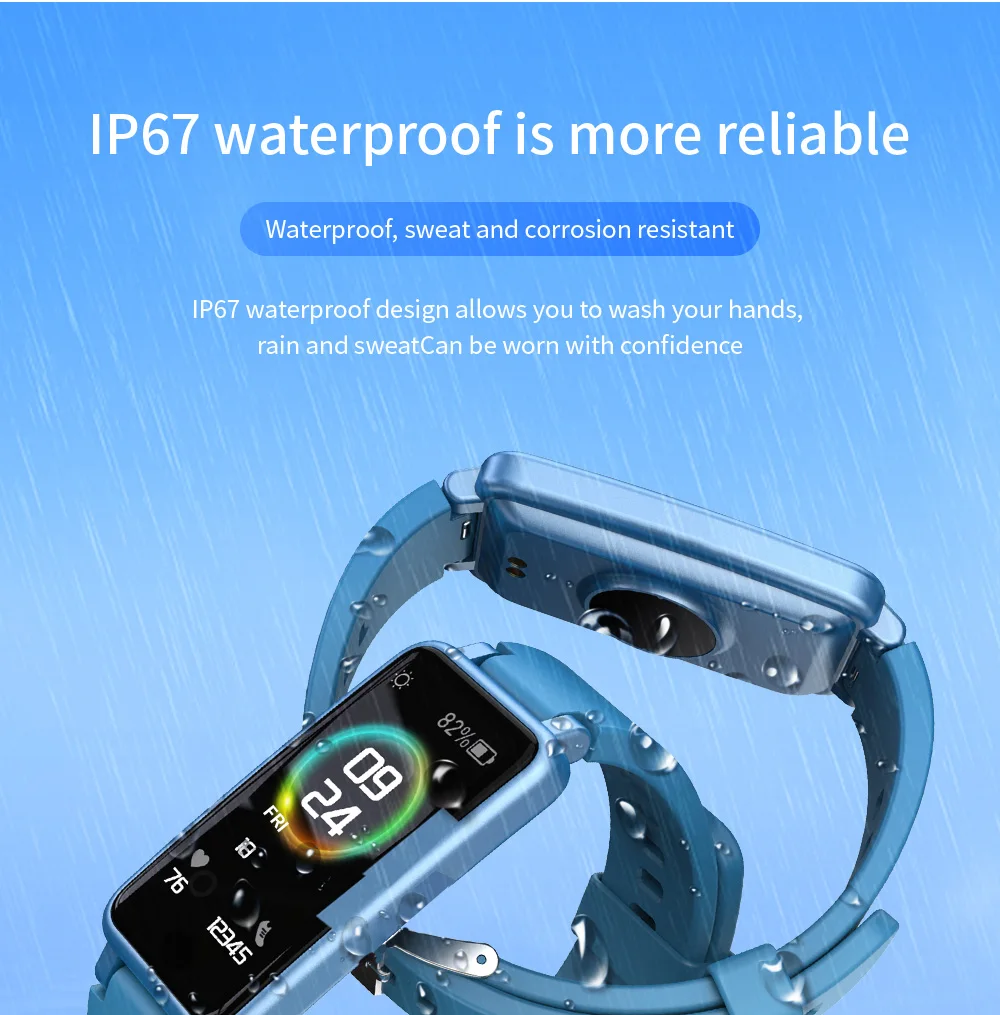 2021 New Product C2Plus Smart Watch Amazon Top Selling Sports Fitness Wrist Waterproof Bracelet Mobile Phone Android Smart Watch