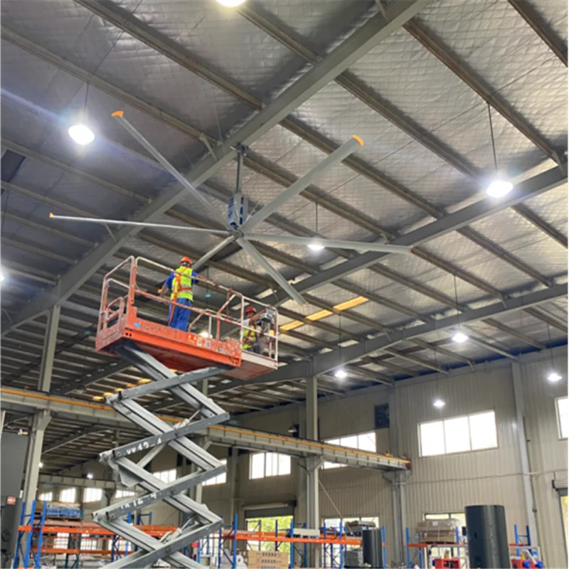 20FT 6100mm Big Ass Fans 1.5kw Hvls Industrial Fan
