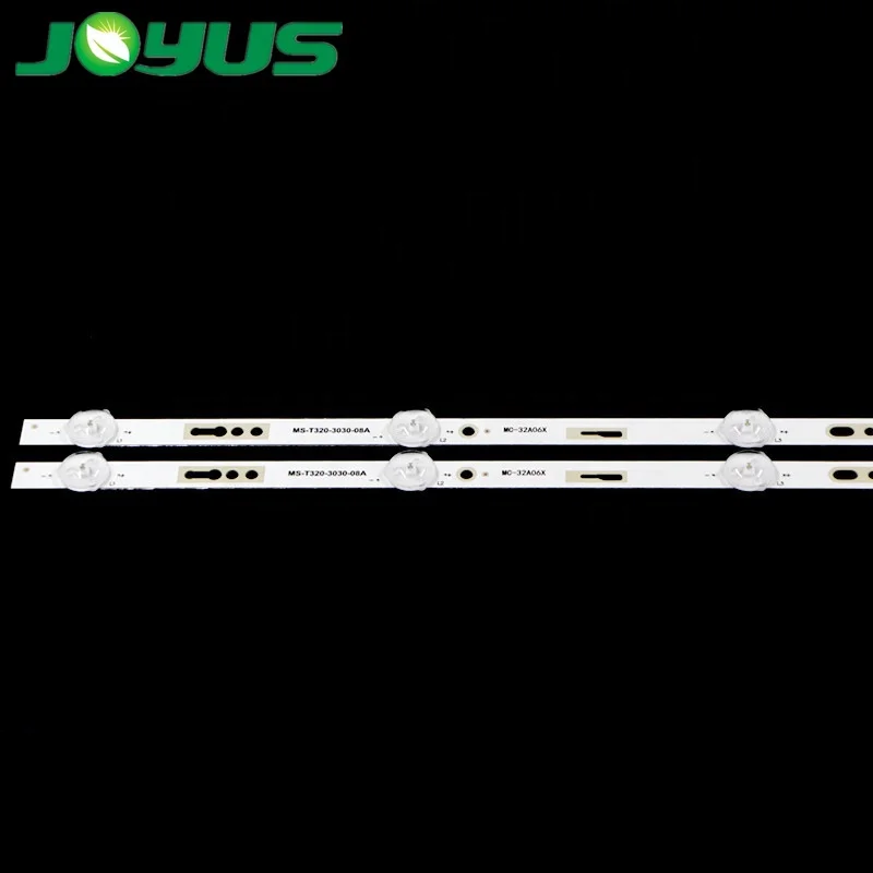 Regletas светодиодов ТВ ПОДСВЕТКА 32 3v 6 MS-T320-3030-08A MC-32A06X MC-32A/3291 3210 JS-ME32M106ED.908L 2 шт = 1 комплект 575 мм