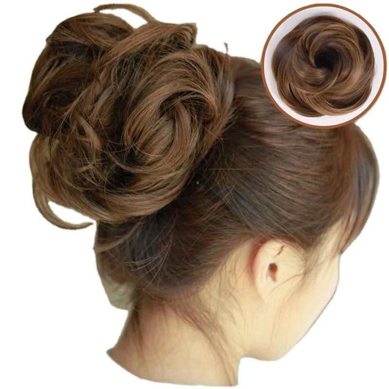 
2020 New Fashion Synthetic Hair Hot Sale Scrunchy Fancy Scrunchies DSW-7 