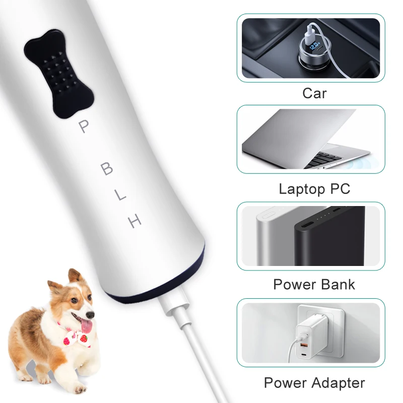 
Electric Pet Paws Nail Grinder Professional Dog Cat Grooming Claw Nail Clippers Trimmer 