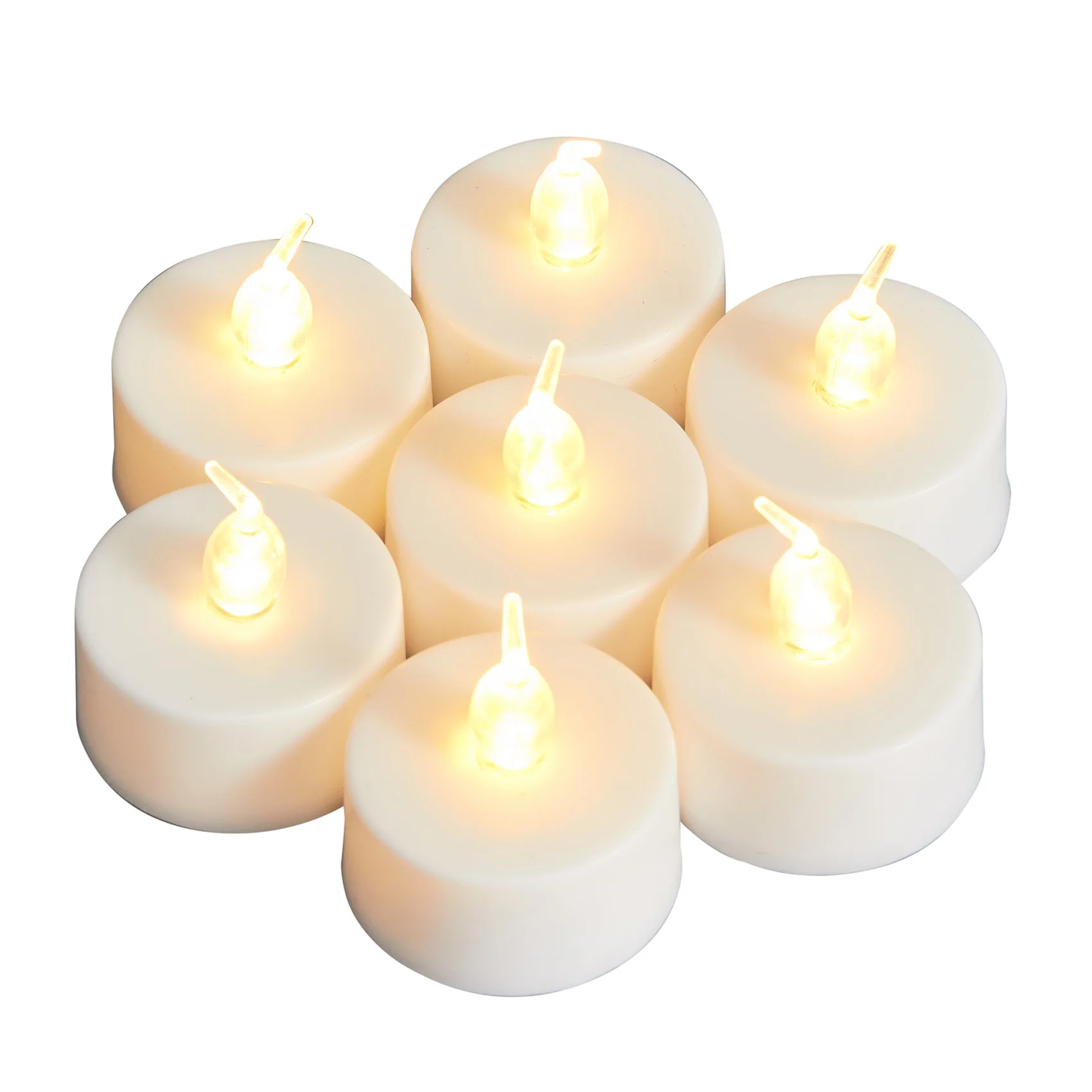 Battery Operated Realistic Faking Flameless Led Tealight Candle