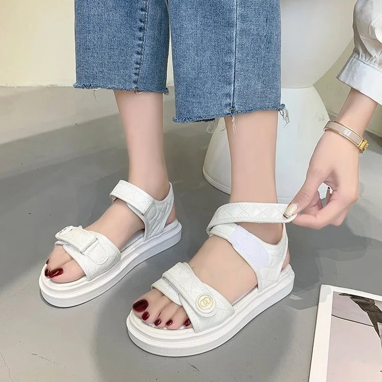2023 new fashion summer flat sandals women luxury designer sandals Flat Sandals