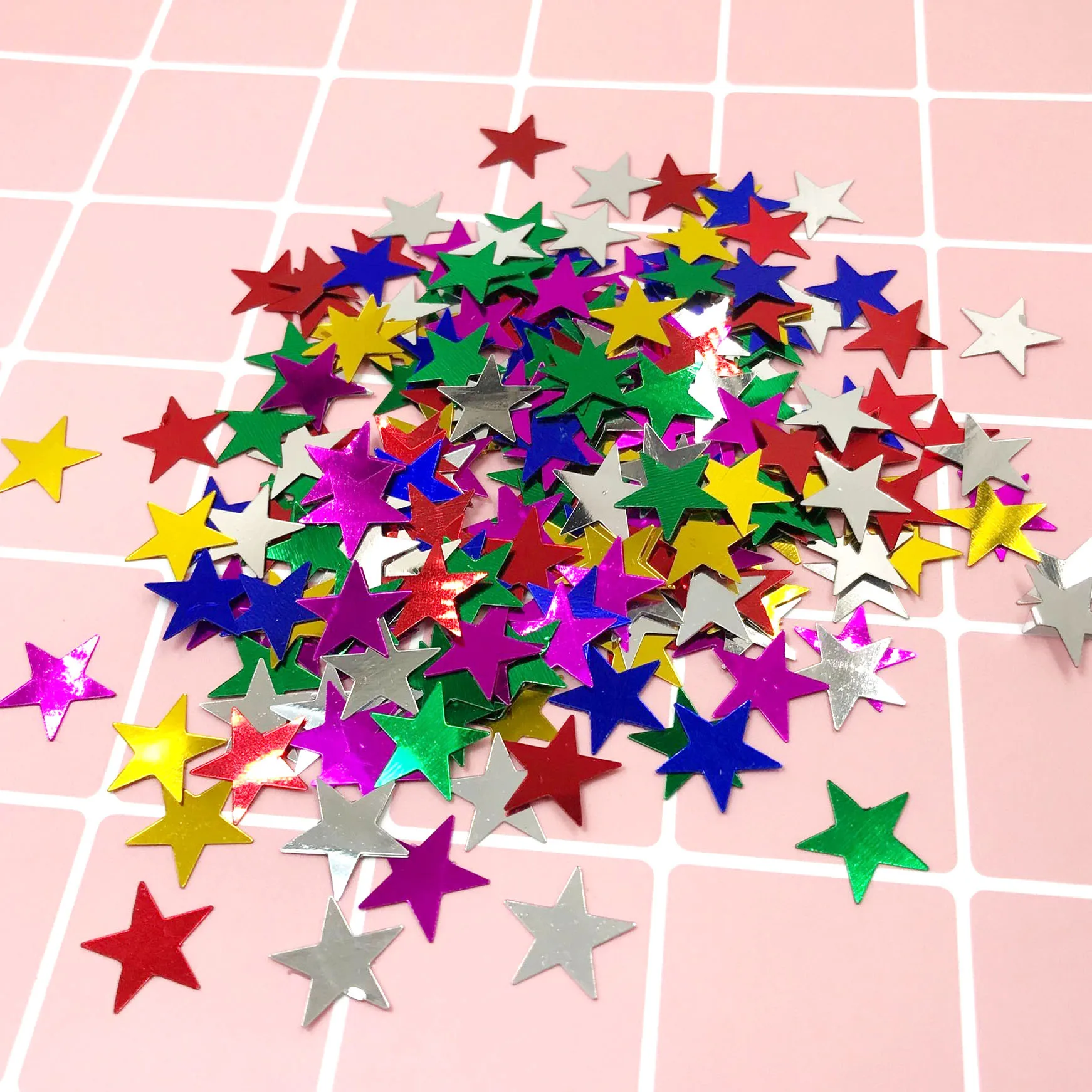 
15g star and moon confetti for balloon decoration Wedding ceremony throwing confetti to decorate small gifts 