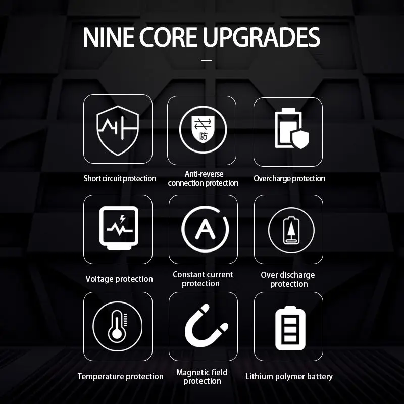 2024 new Car Jump Starter 12V High Power Portable Jump Starter Auto Battery Booster For up to 8.0L Gasoline or 5.0L Diesel