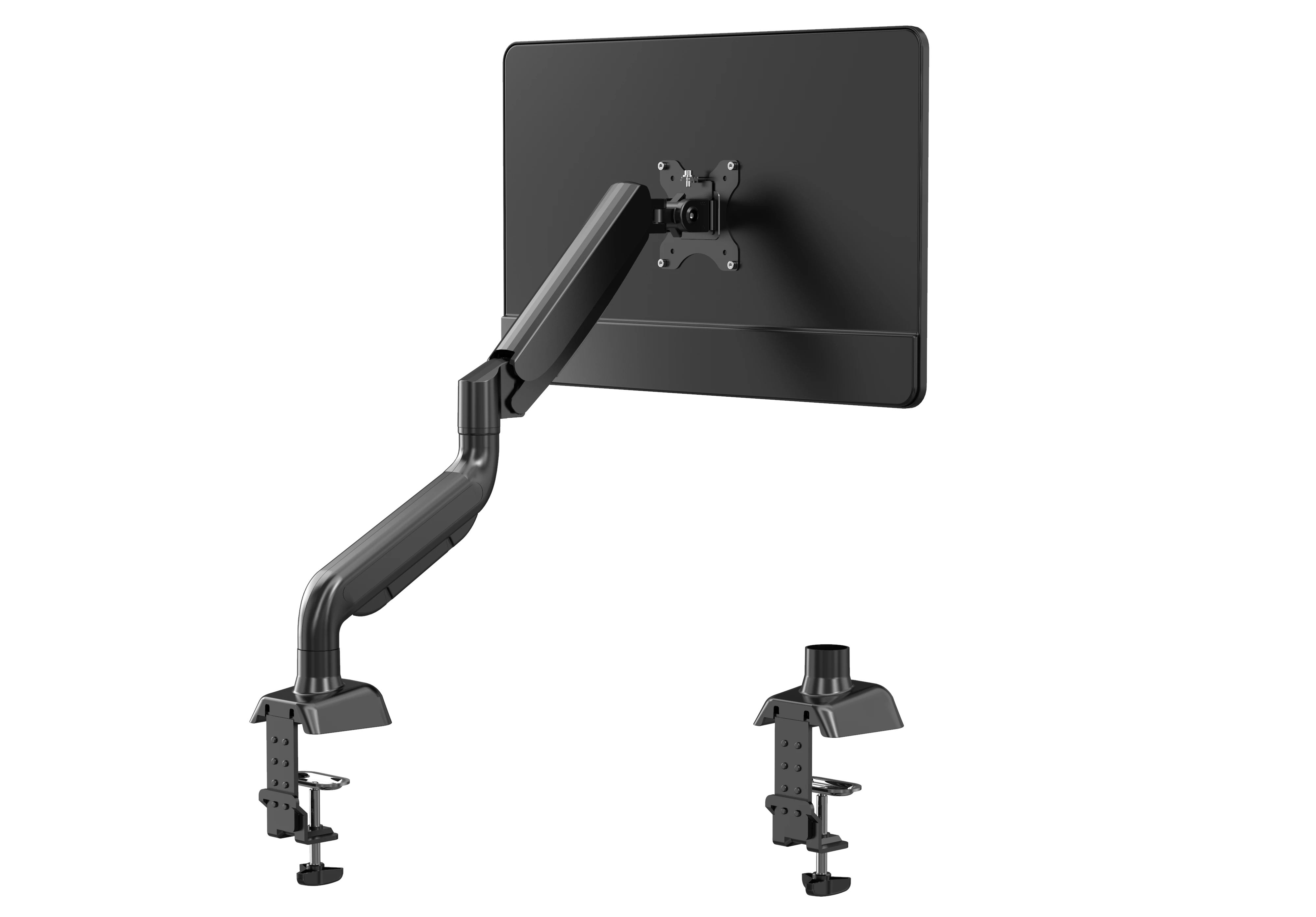The Latest Adjustable Monitor Desk Mount For VESA Patterns And Cable Management