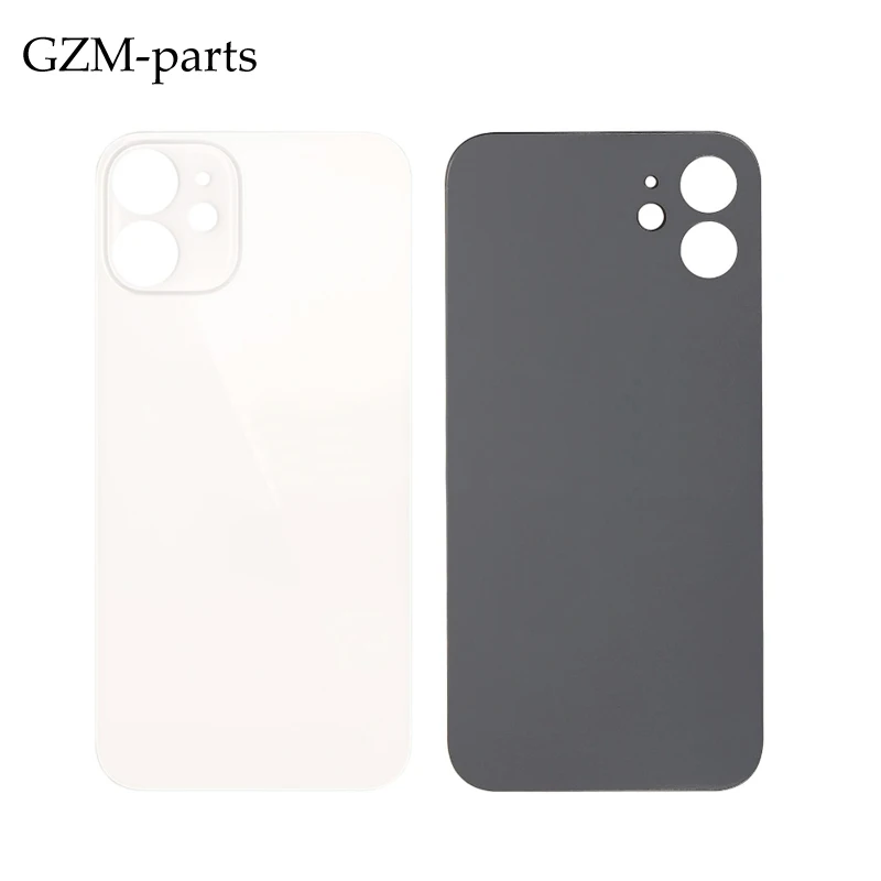 GZM-parts 100% New Back Housing Battery Door Cover Glass  for iPhone 12 Rear Housing cover glass