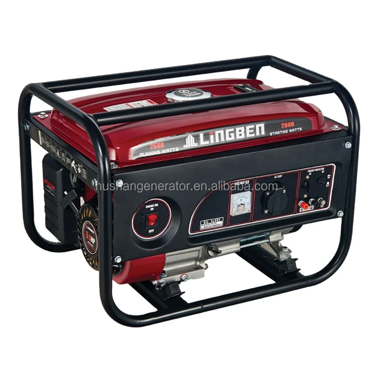 ZheJiang LingBen 6.5Hp 3kVA портативный Электрогенератор бензиновая цена на продажу хорошие детали
