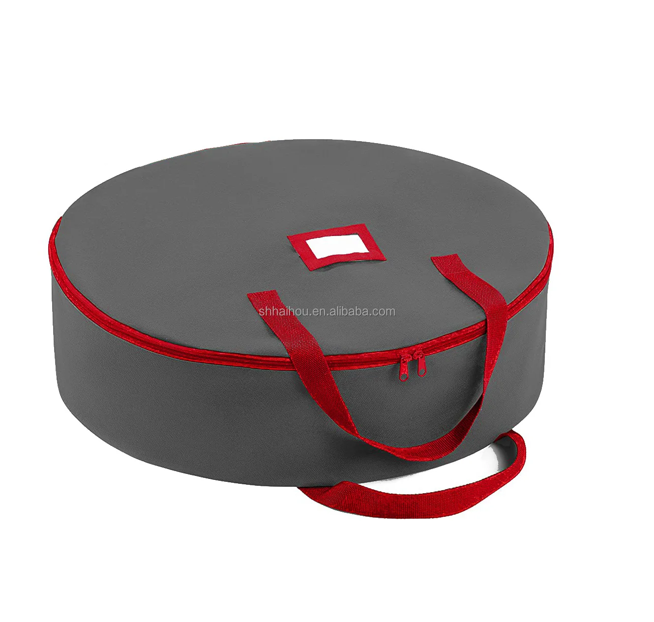 Круглая Водонепроницаемая Рождественская сумка из ткани Оксфорд, праздничный мешок для хранения Искусственных Рождественских венков, 30 дюймов, 600D