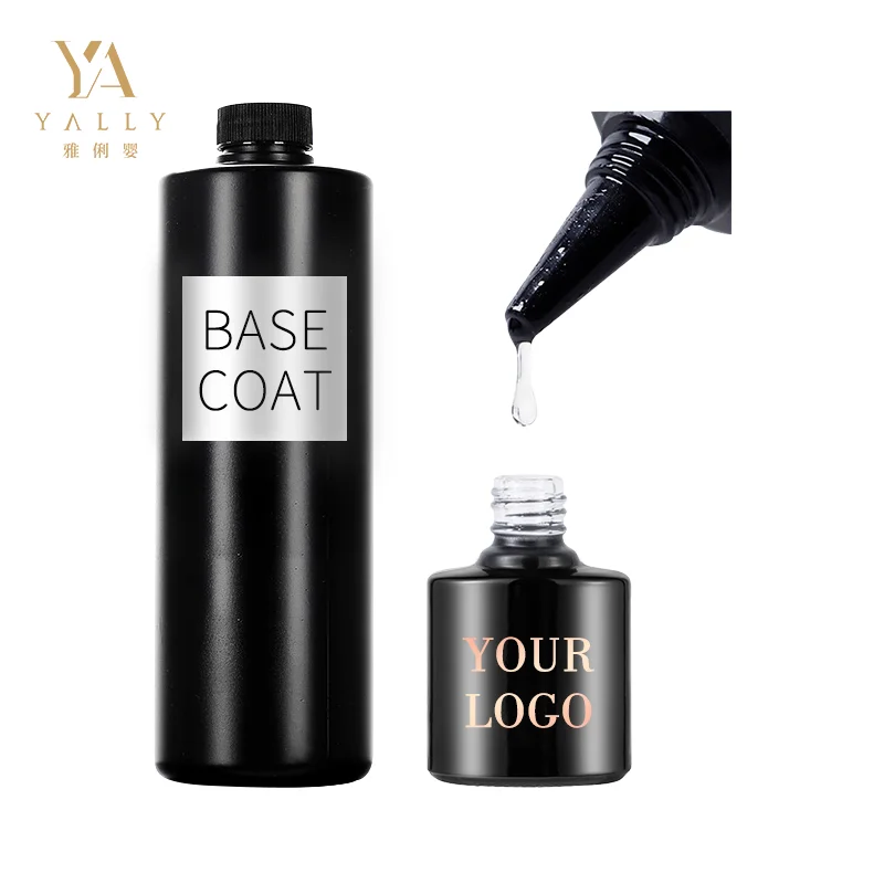Long lasting non yellow no wipe base coat super shiny strong adhesion uv led nail polish