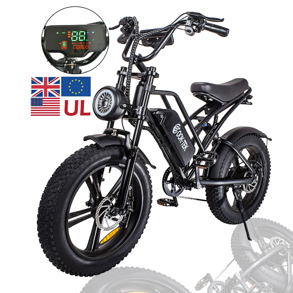 mini cheap and smart classic 20inch 750W adult electric bike 48V 15ah folding City Bike hydraulic brake Electric Mountain bike