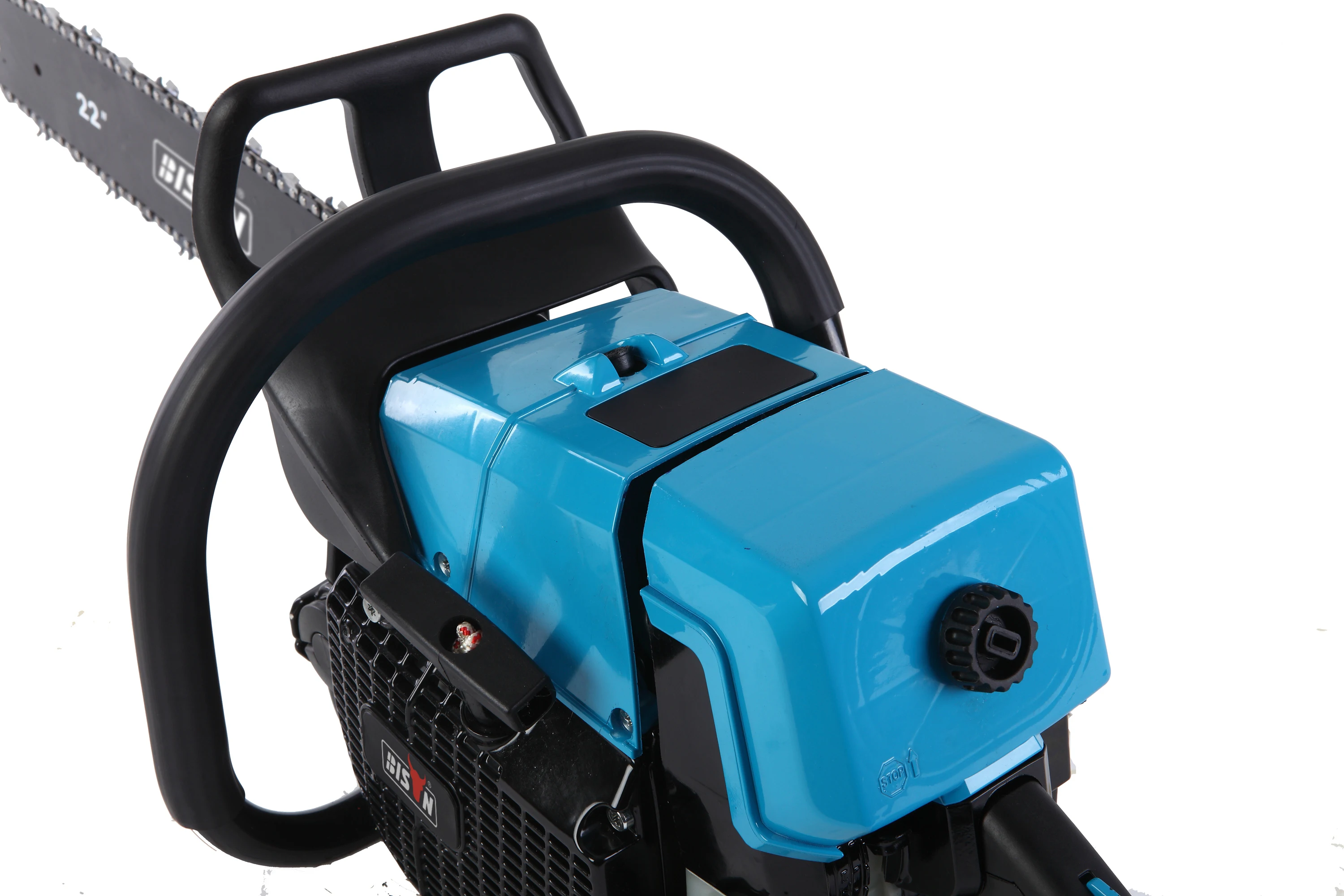 BISON BS971 (440) 70.7cc 20inch 2-Cycle Concrete Gas Handheld Petrol Gasoline Chain Saw for Farm Garden Ranch