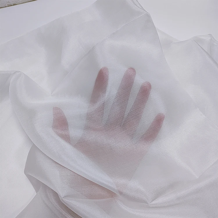 Wholesale White 5mm white Silk Habotai Square Scarf with Hand Roll Hem