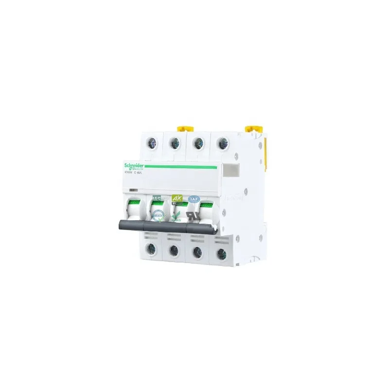 Original A9F18450 Acti 9 Series iC65N Schneiders Miniature Circuit Breaker 4P 50A MCB breaker for Industrial Control Electrical