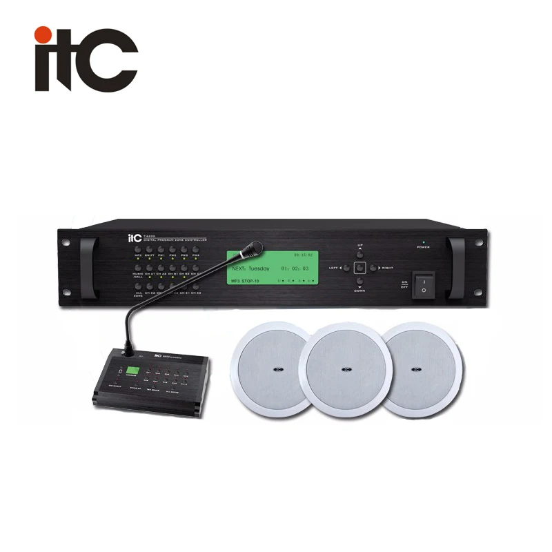 
ITC T-6223(A) PA System Used Fire Signal Collector Voice Alarm Public Address Fire Alarm System 