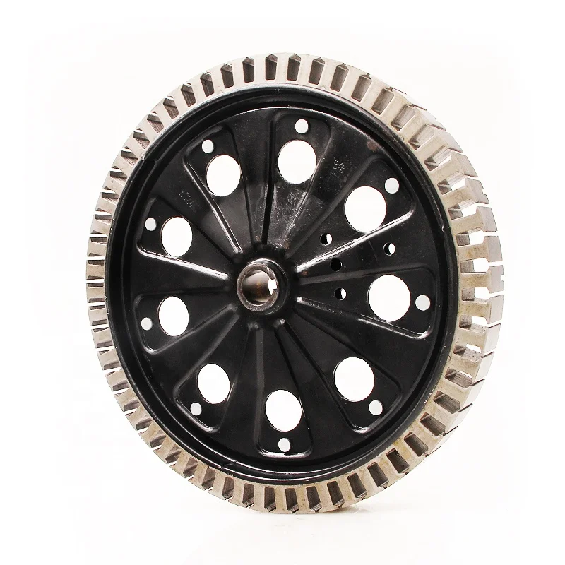 
Brushless rotor and stator motor core for DC motors 