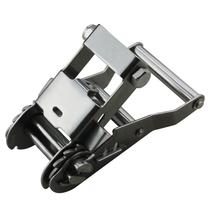 high quality 2 inch metal or Stainless Steel Tie Down Metal Strap RatchetBuckle with hook