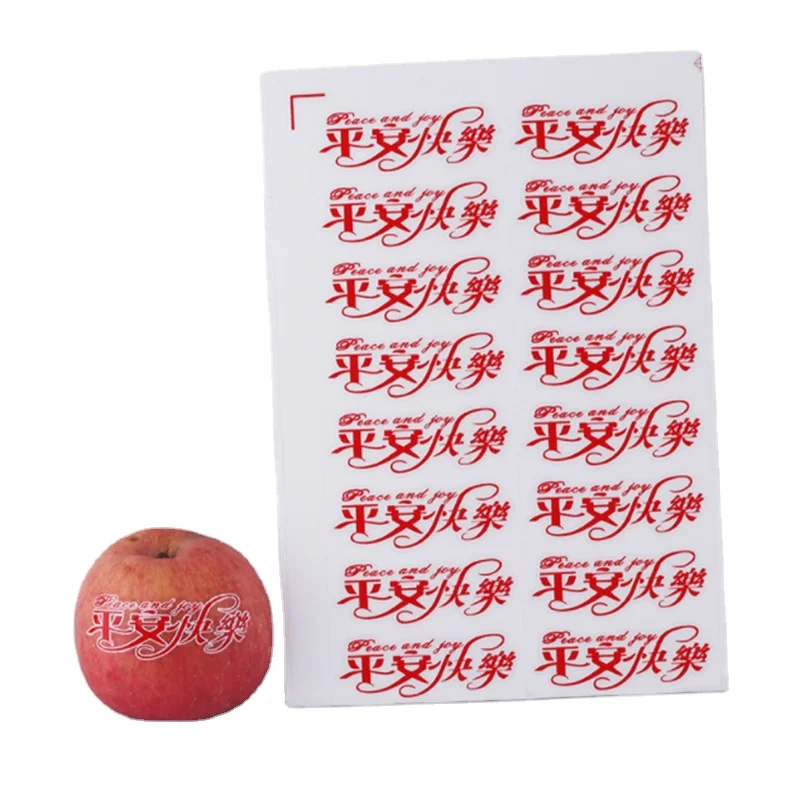 Self-adhesive sticker printing Christmas custom shape transparent label transfer sticker private custom logo transparent sticker