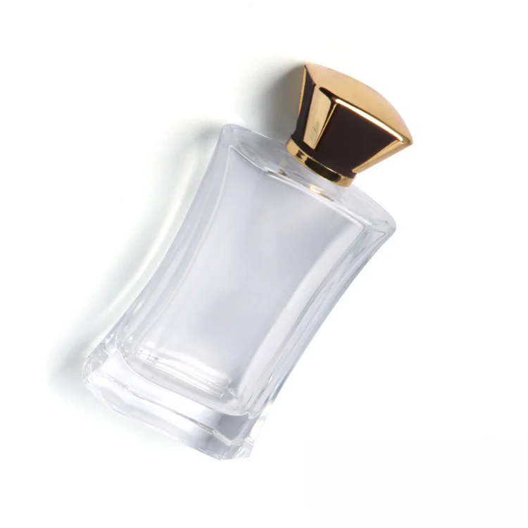 Free sample designer 30 50 ml vintage perfume glass square frosted bottle crimping for turkey