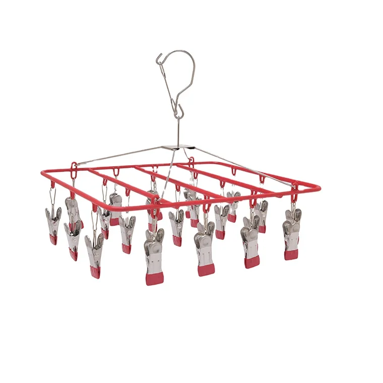 Inspring stainless steel sock rack for baby clothes hanger sock hanger