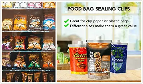 Food Bags Clips for patato Bread Snack Packages Sealing gripstic Kitchen Storage Heavy Duty Funny sealers Plastic with Nozzle