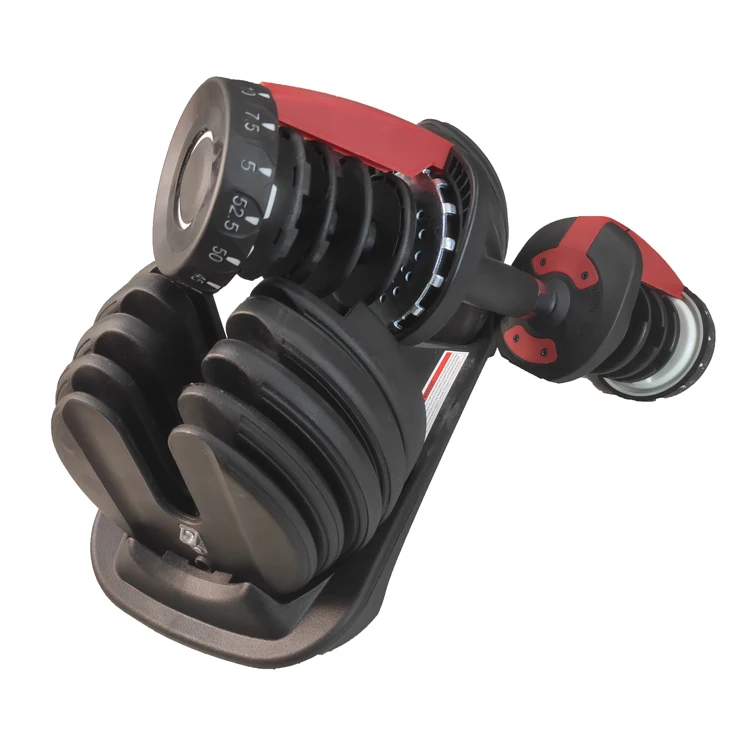 Ship from France in stock Adjustable round dumbbell nylon plastic dumbbells 20kg exercise adult fitness equipment for home gym