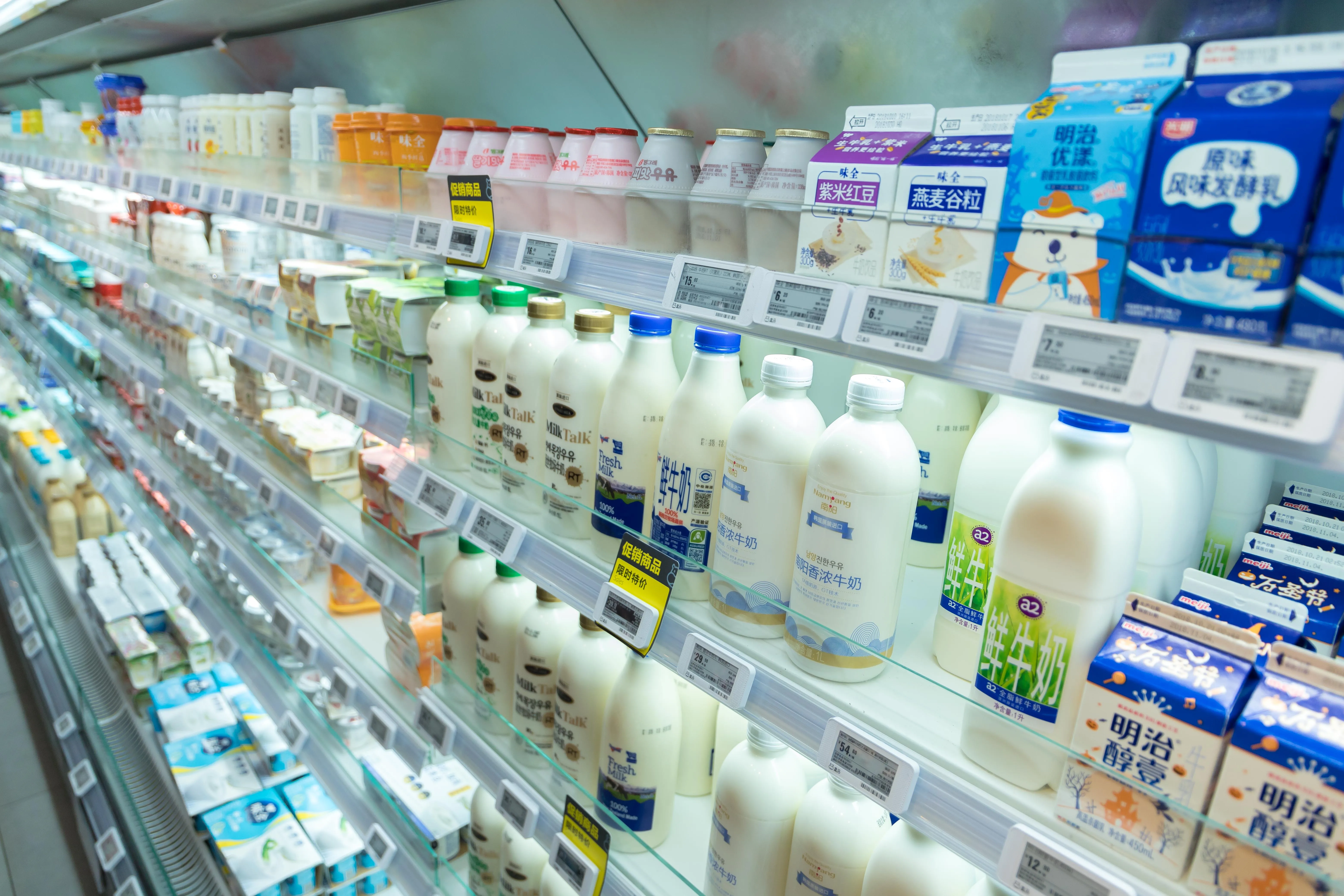 Zkong 2.13 Inch Black and white Supermarket Price label ESL Digital Price Tag Electronic Shelf Label