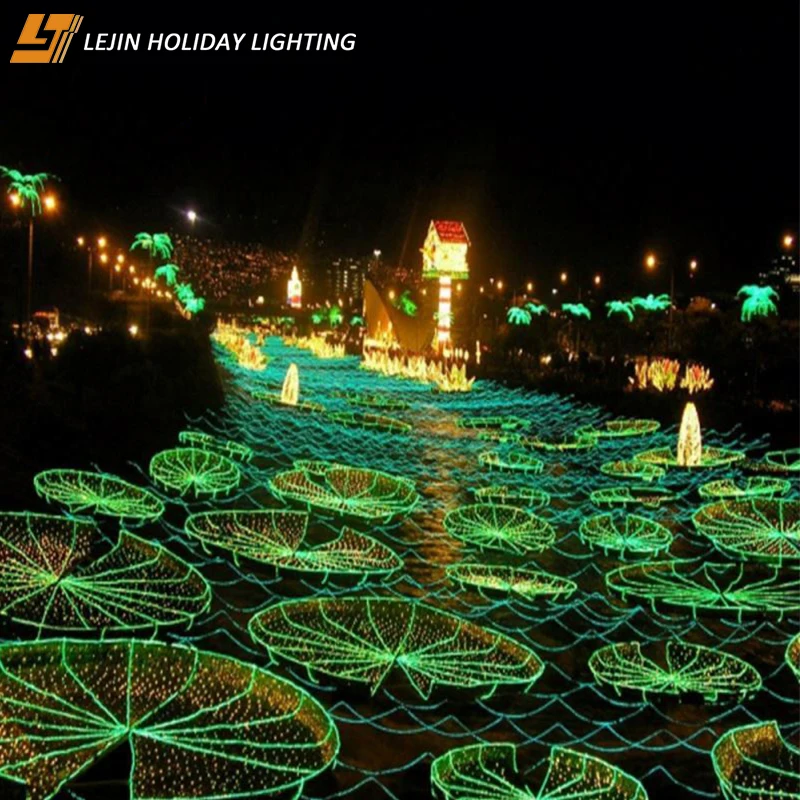 10mm rope light Street holiday colorful customized outdoor decoration light