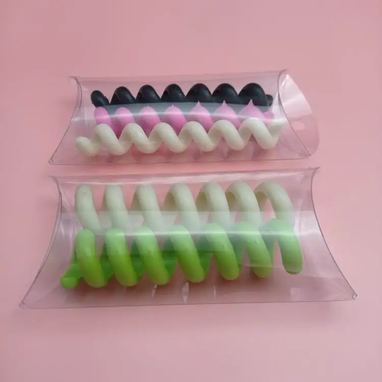 clear acetate plastic printed pillow box for gift/hardware/electronic/toy/scafts