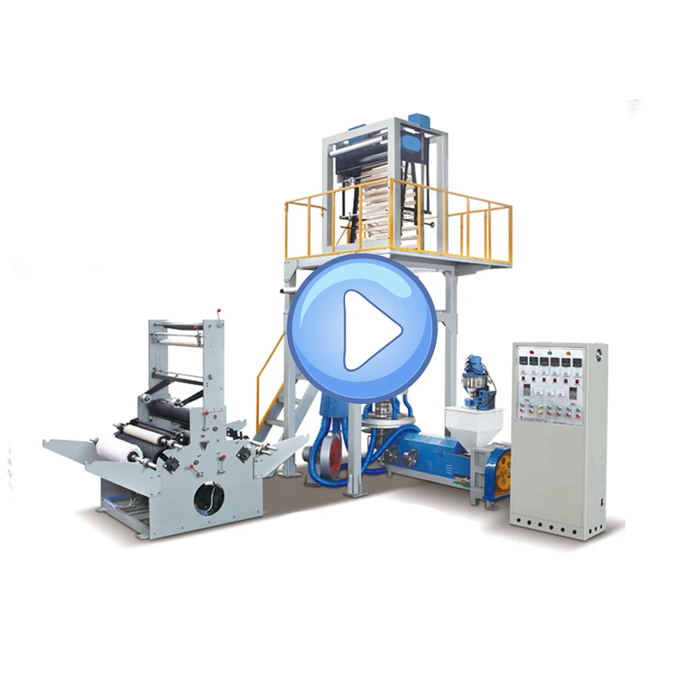 
HAS VIDEO china alibaba gold supplier sanyuan factory rotary dioe head film blow machine 