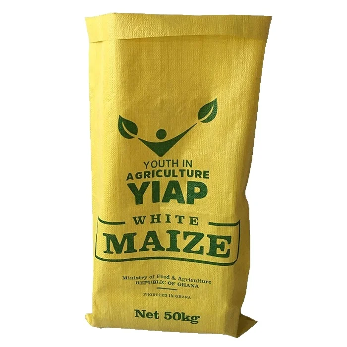 High Quality 25kg Polypropylene Woven Flour Rice Sack Raffia PP Woven Bag 50kg