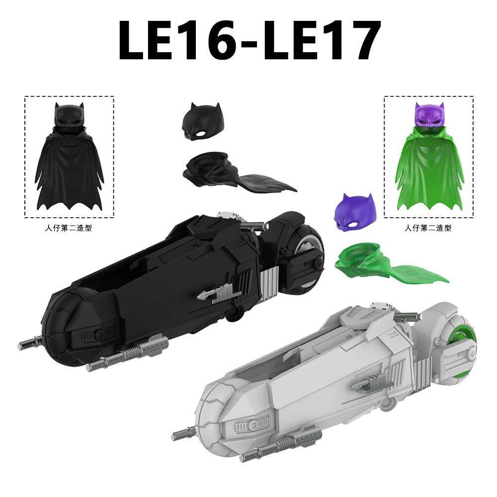 LE16-LE17 Super Hero  Figures Anime Classic White  Joker  Knight Gift Children Juguetes DIY Building Block Sets Kids Toys
