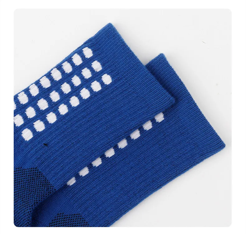 Wholesale Black Custom Brand Grip Sports Basketball Sock Anti-slip Breathable Soccer Socks