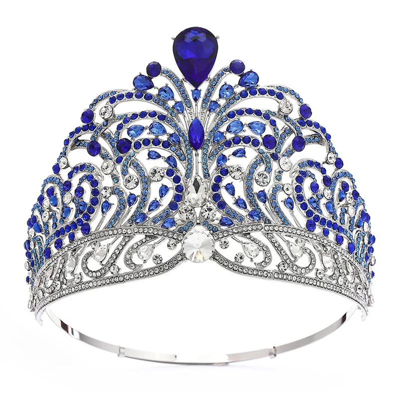 Wholesale Bride Tiara Crown Baroque Queen Pageant Crown China Bridal Wedding Tiaras And Crowns For Wedding