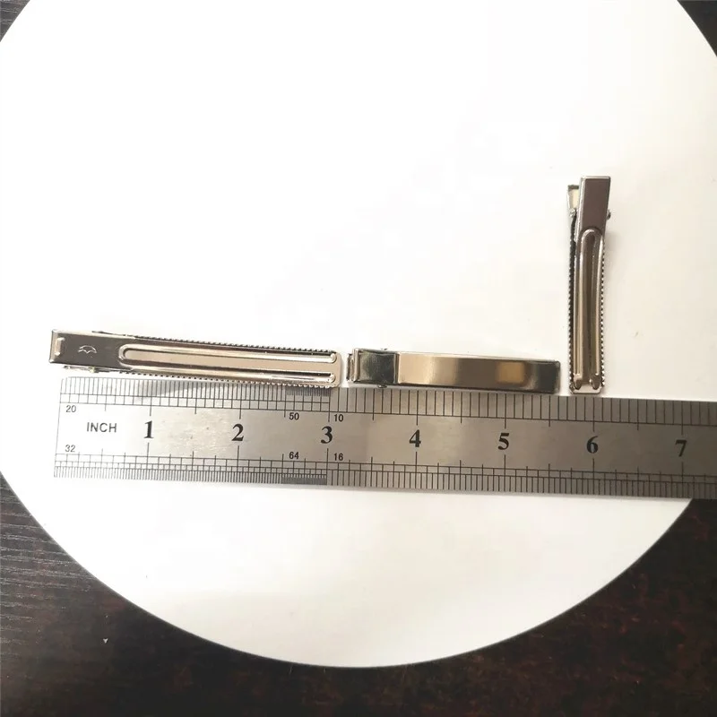 Manufacturers wholesale custom thick section material thick spring clamping force large 6CM double fork clip made in Guangdong