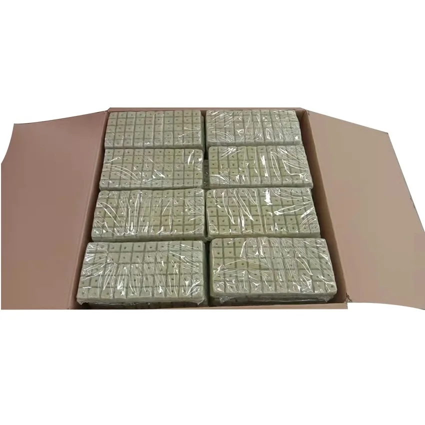 Wholesale Factory Direct Price 4 Inch Grow Block Rock Wool Hydroponic