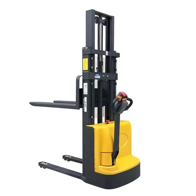 New 1ton 1.5ton 2ton Electric Reach Stacker Power Fork Lift with 3M Stand for Retail and Machinery Repair Shops