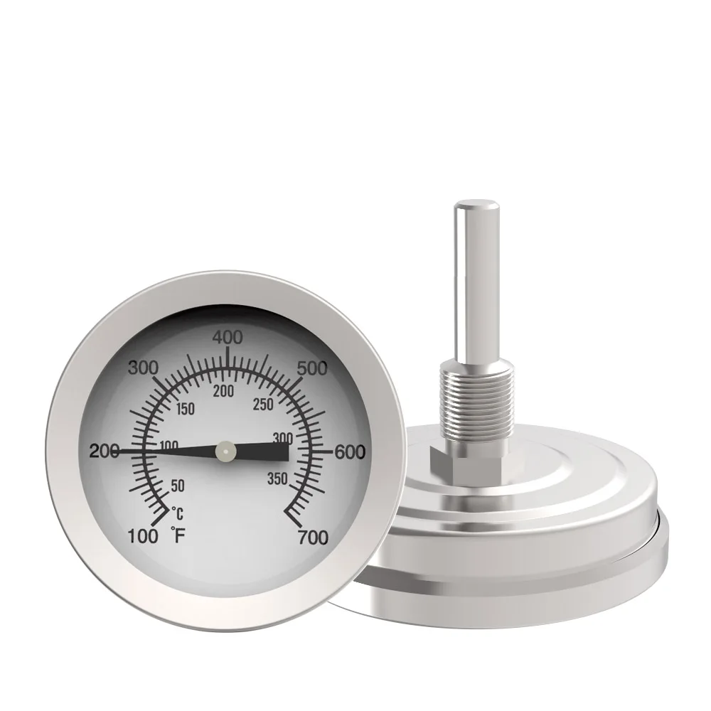 Stainless steel oven grill bimetal thermometer with screw home kitchen cooking thermometer baking oven thermometer