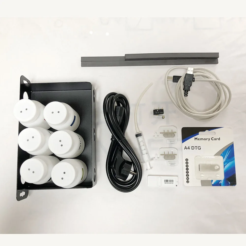  A4 планшетный принтер 6 видов цветов Футболка с принтом для Epson L805 печатающая головка