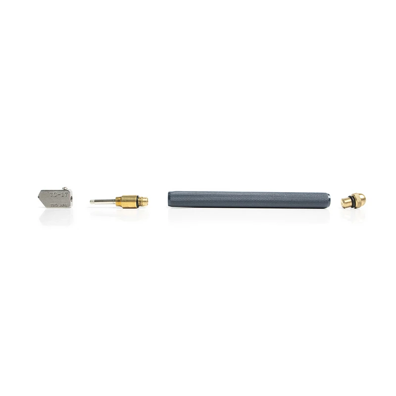 Professional original 6pcs oiled black iron handle toyo tc 17 glass cutter The best glass tile cutting tool
