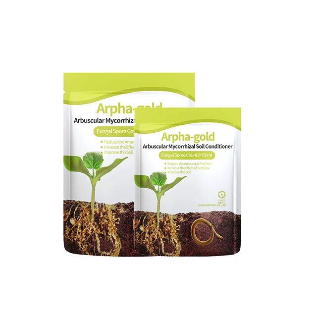 ARPHA-GOLD сочетает в себе микоризных грибов hyphae почвы и питательных веществ корневая система высших