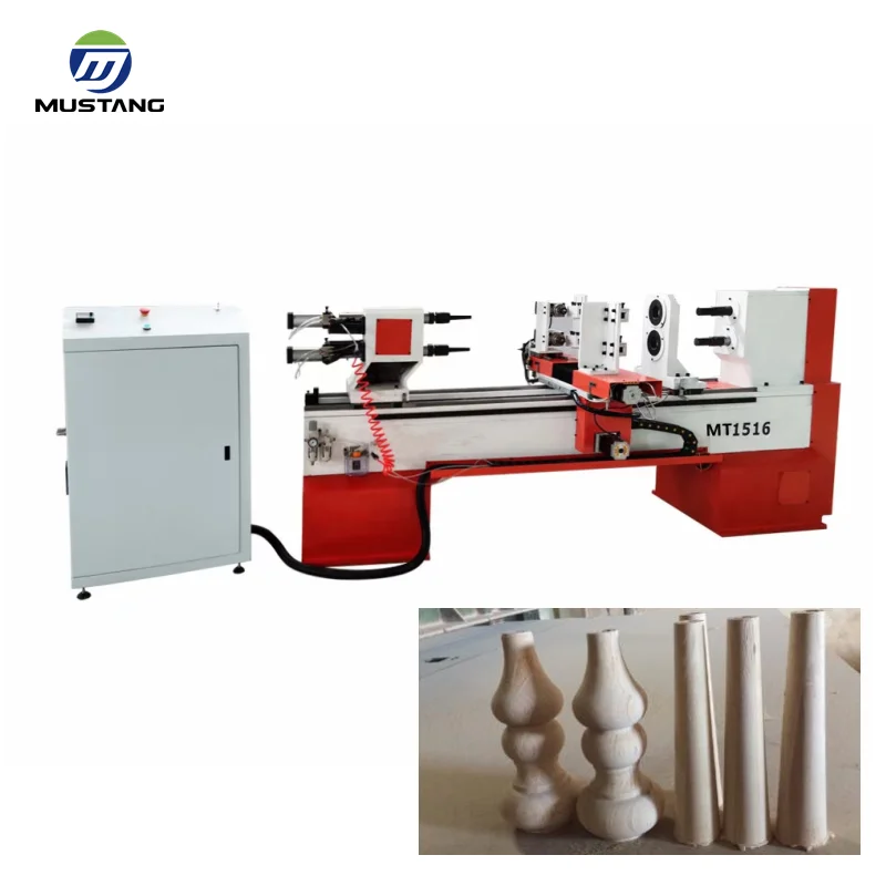 MT1516 автоматический двухосевой токарный станок с ЧПУ, фрезерный токарный станок для деревообработки, распродажа