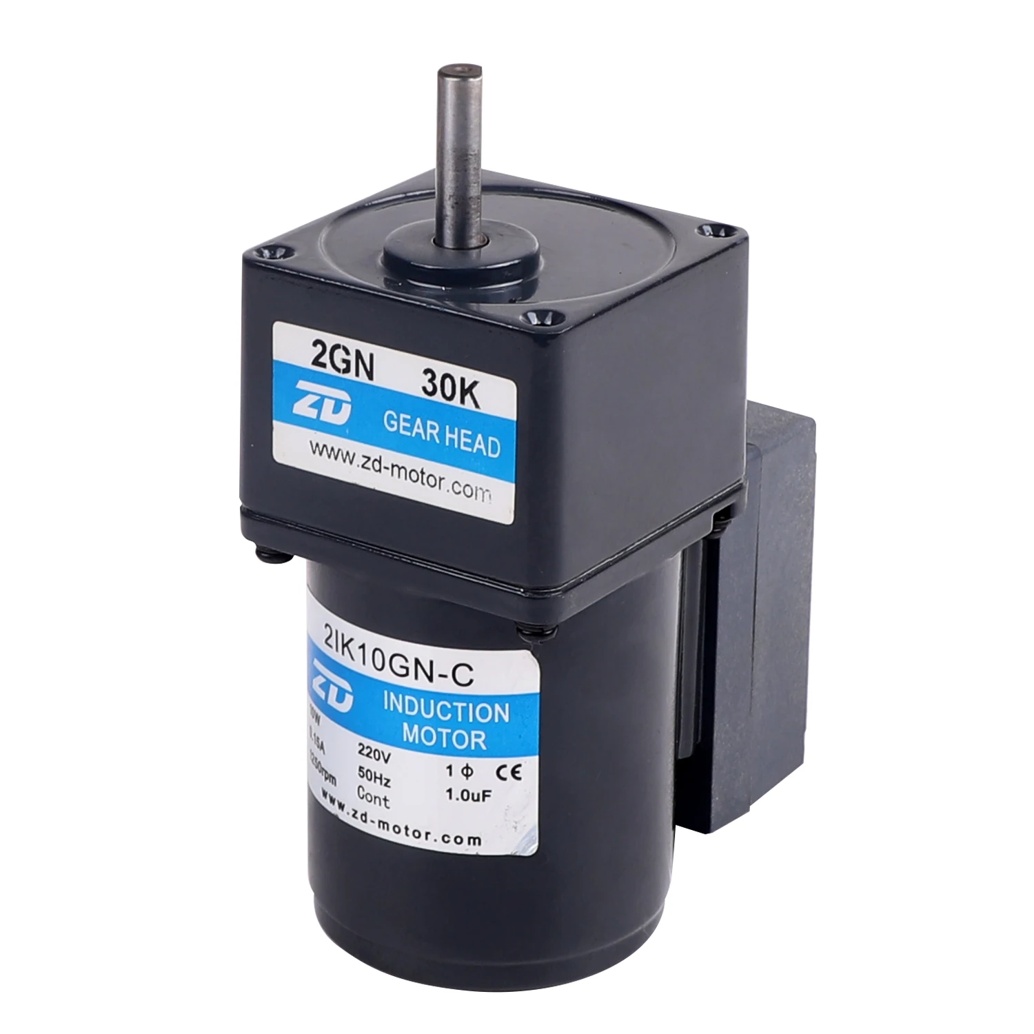 ZD 60mm 110V/220V 10W Electric Induction AC Gear Motor With Terminal Box