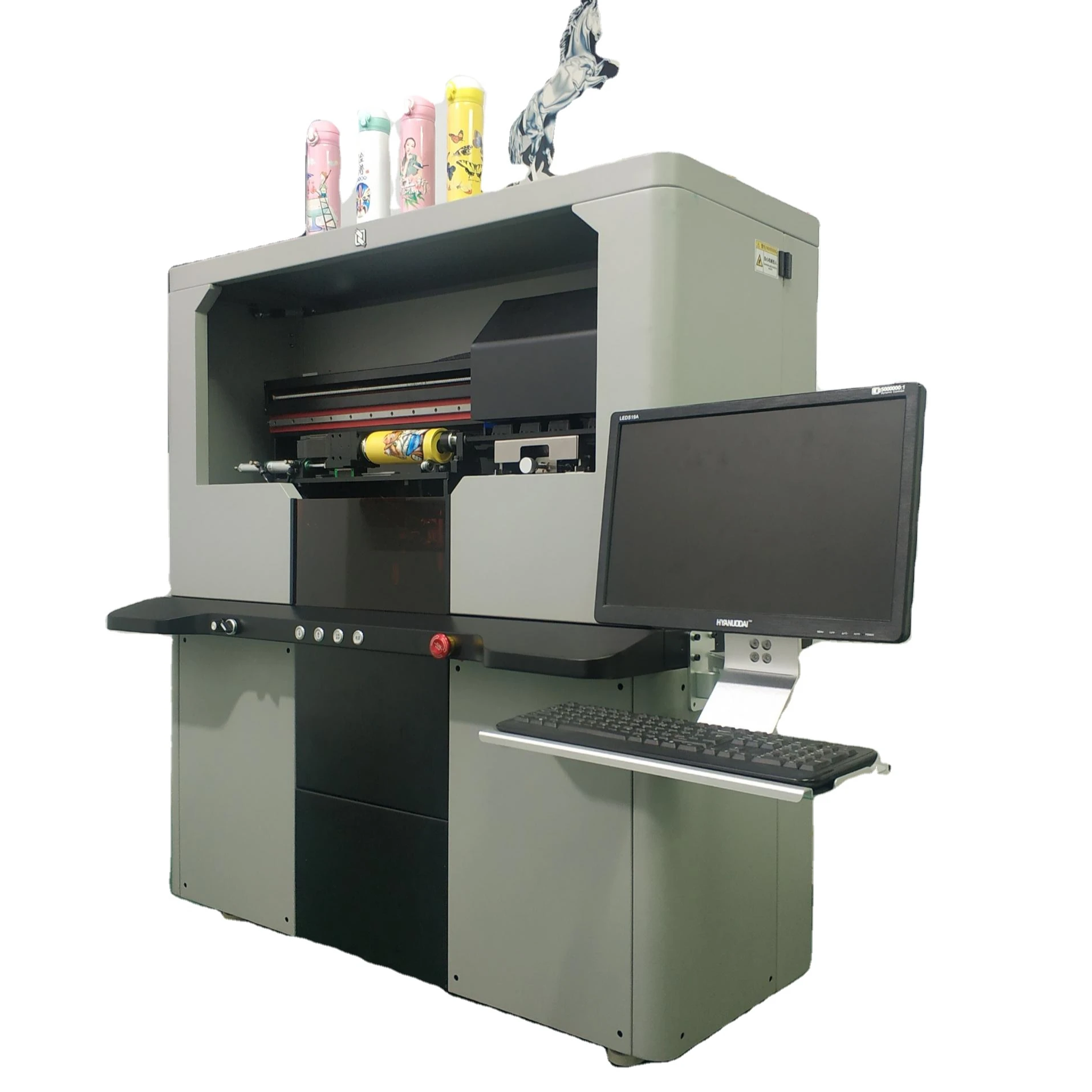 2023 upgraded  360 All round  Cylindrical and Conical Objects Inkjet Rotating Printer Tubes Printer Beer Bottle Printer