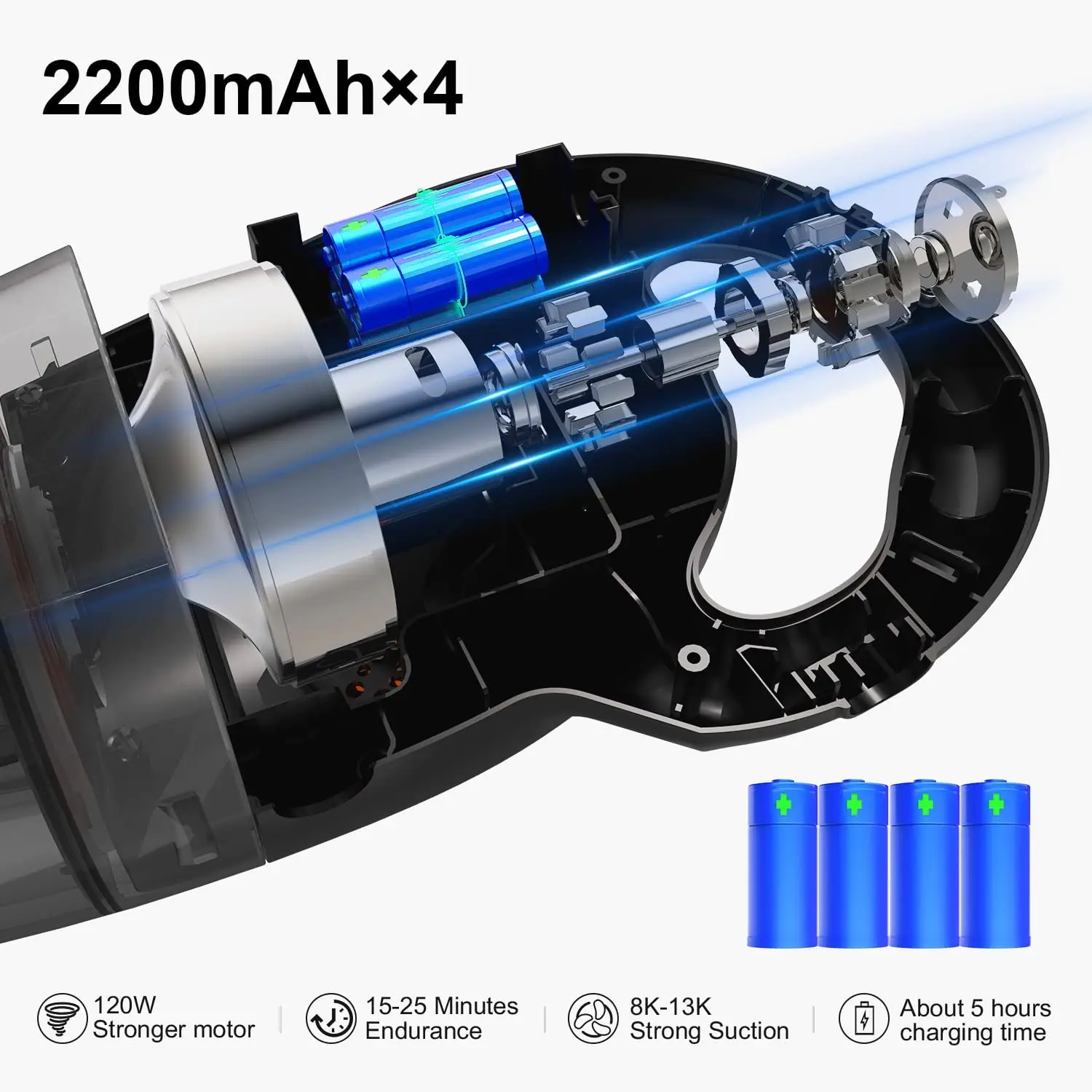 ThiEYE 13000pa Car Vacuum Cleaner Cordless Dustbuster For Car Home Cleaning Portable Handheld Auto Vacuum Cleaner Factory OEM