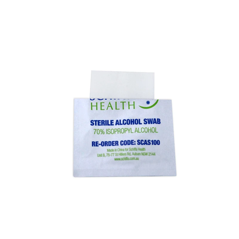 Disposable skin care wet towel swab wipes individually wrapped biodegradable wipes for hospital